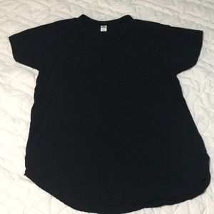Black Old Navy Rayon Blouse